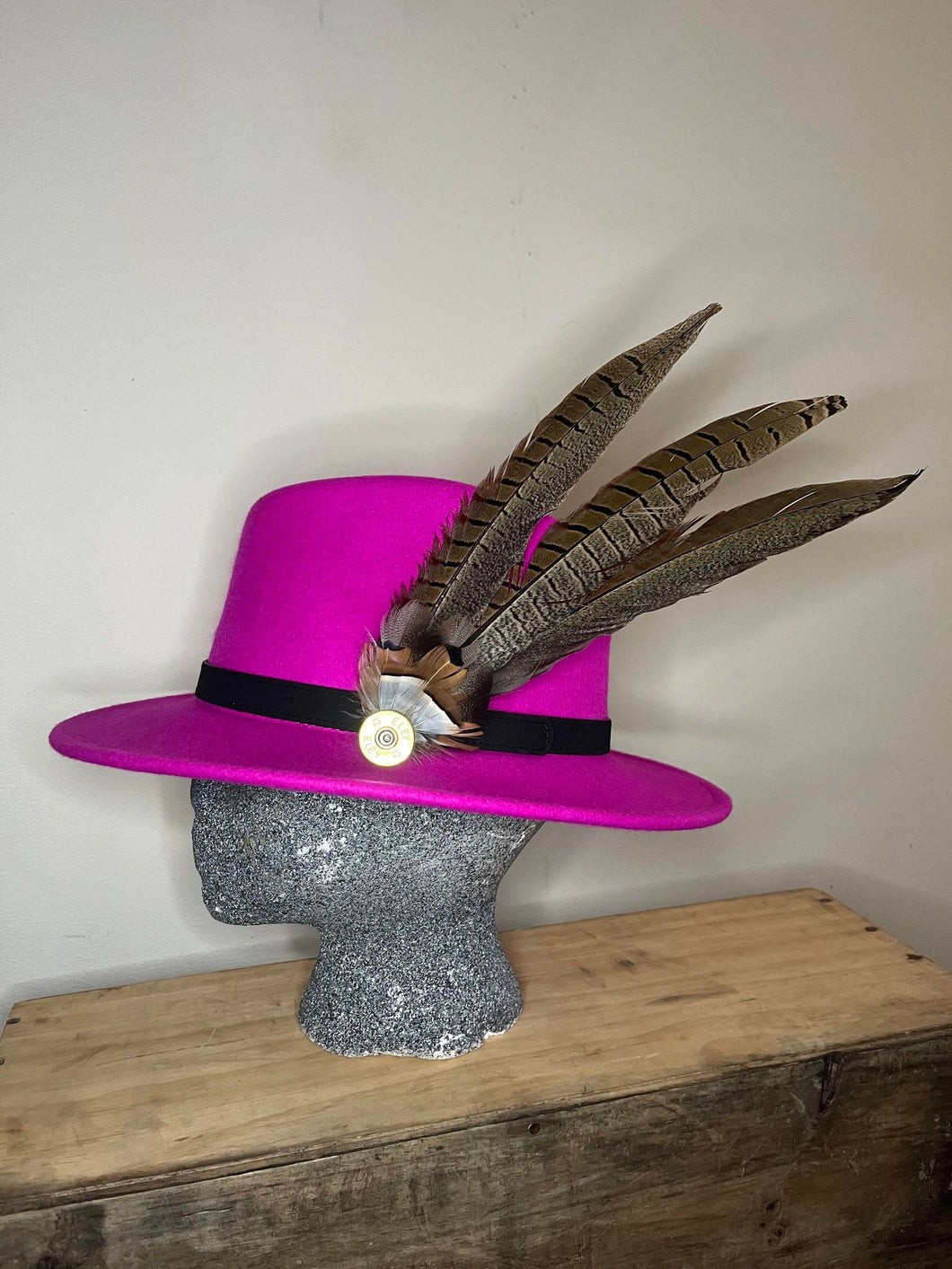 Large Pheasant Feather Hat Pin