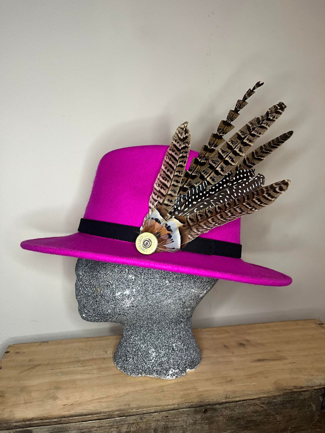 Large Feather Hat Pin