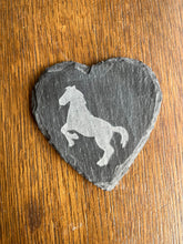 Load image into Gallery viewer, Rearing Horse Slate Coaster
