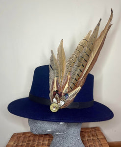 Extra Large Pheasant Feather Hat Pin