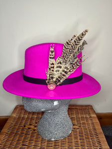 Large Pheasant Feather Hat Pin