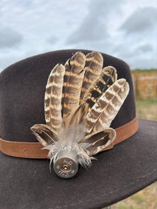 Large Pheasant Feather Hat Pin