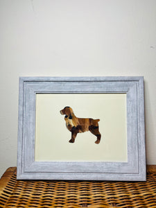 Spaniel Feather Photo Frame