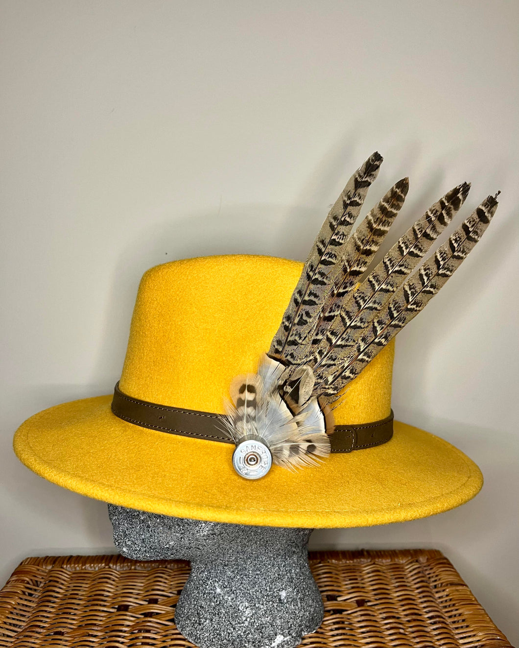 Large Feather Hat Pin