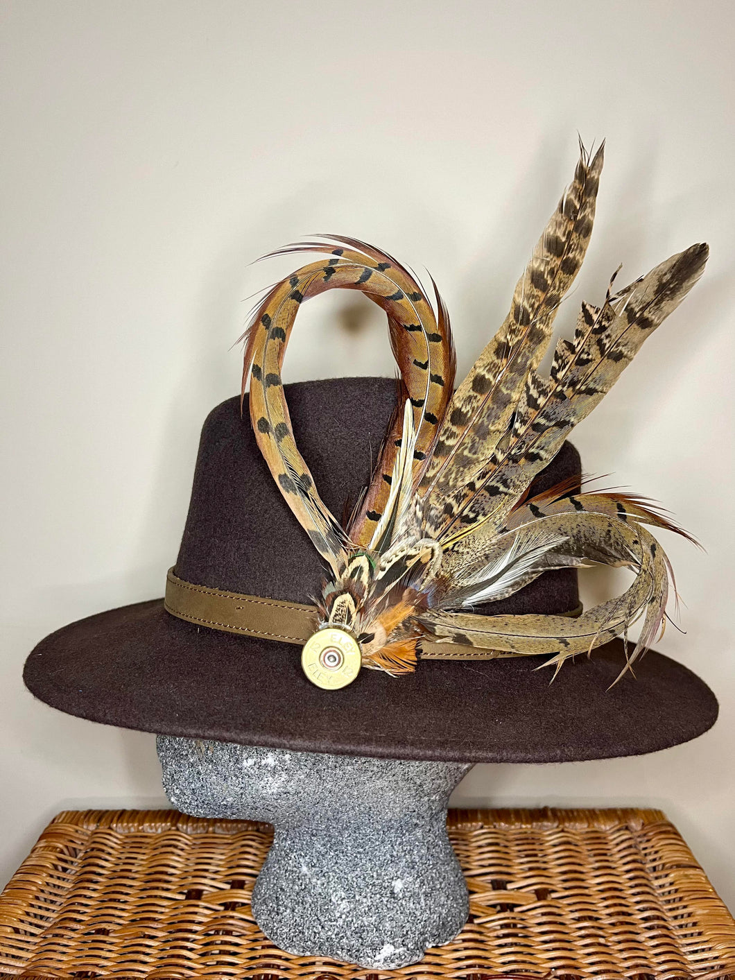 Large Feather Hat Pin