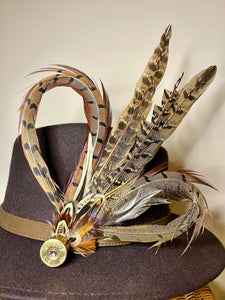 Large Feather Hat Pin