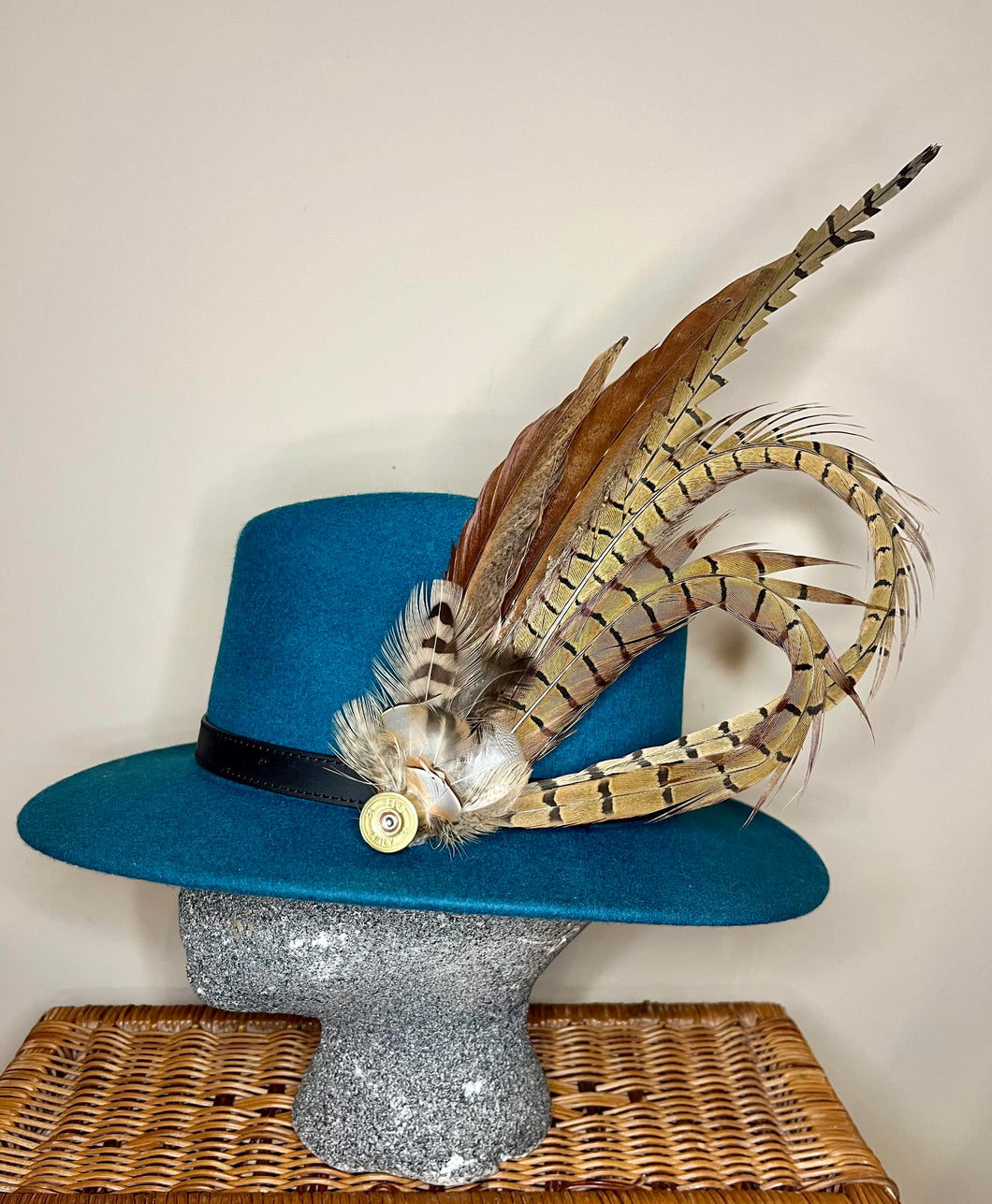 Large Feather Hat Pin