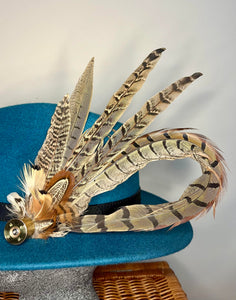 Large Feather Hat Pin