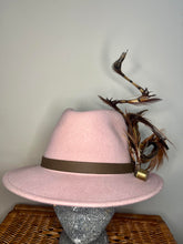 Load image into Gallery viewer, Large Curly Feather Hat Pin
