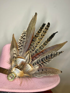 Extra Large Feather Hat Pin