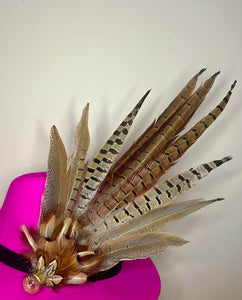 Extra Large Feather Hat Pin