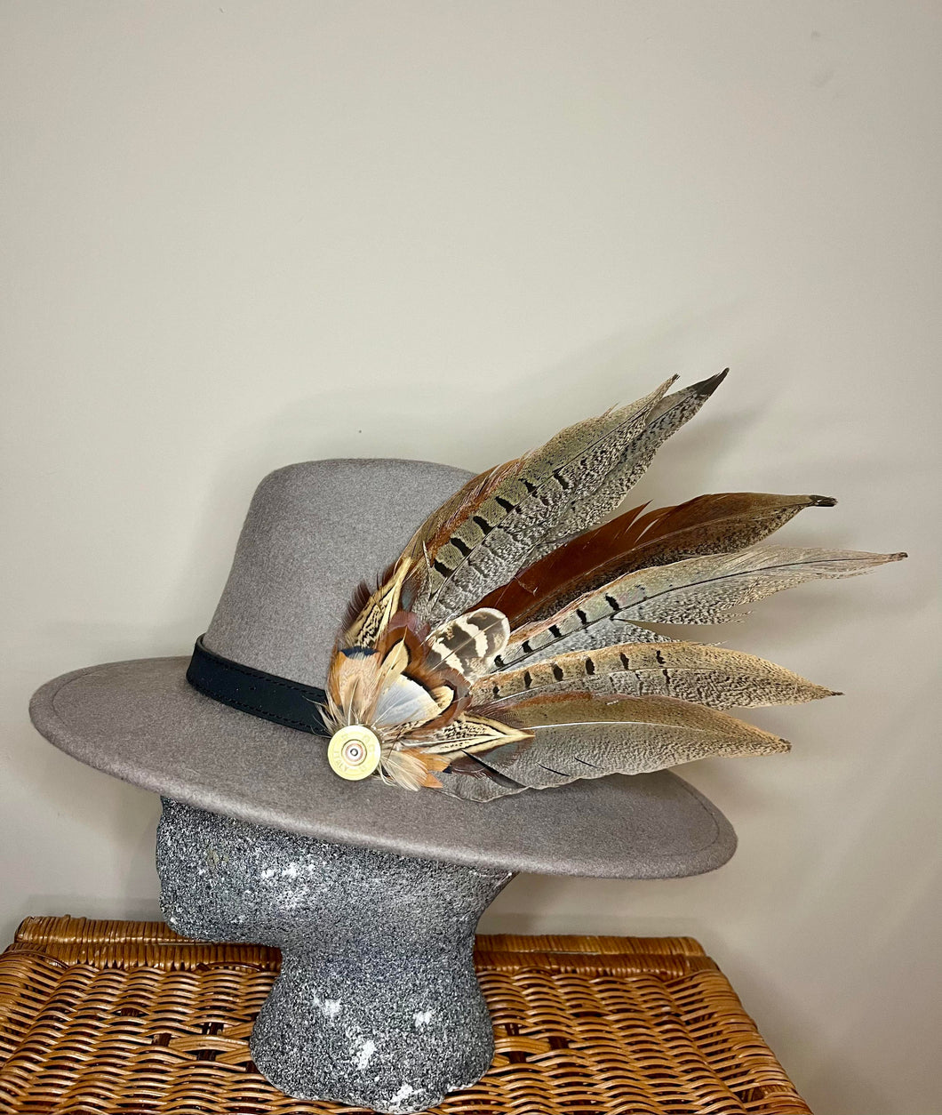 Extra Large Feather Hat Pin