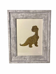 Dinosaur Glitter Photo Frame