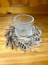 Load image into Gallery viewer, Hen Pheasant Feather Candle Holder Wreath
