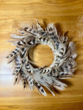 Load image into Gallery viewer, Hen Pheasant Feather Candle Holder Wreath
