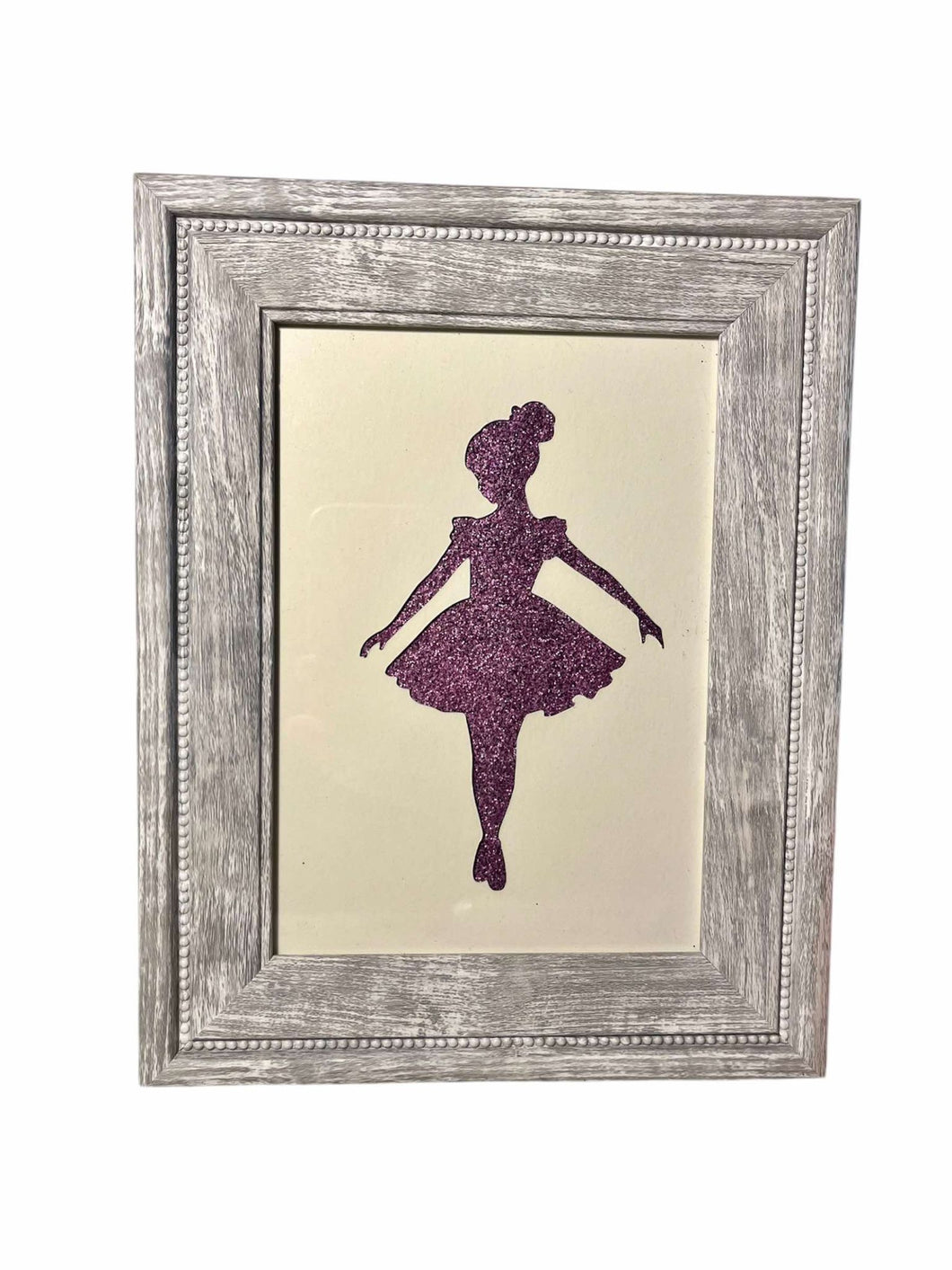 Ballet Dancer Glitter Photo Frame