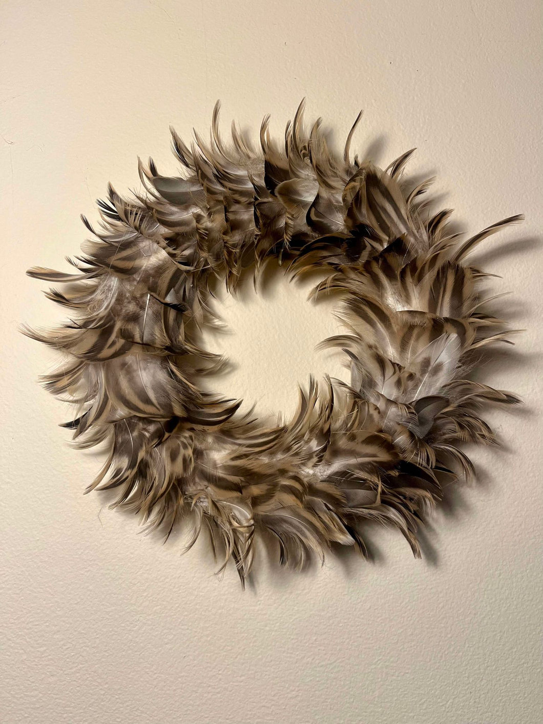 Medium Duck Feather Wreath