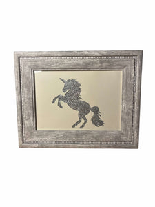 Unicorn Glitter Photo Frame