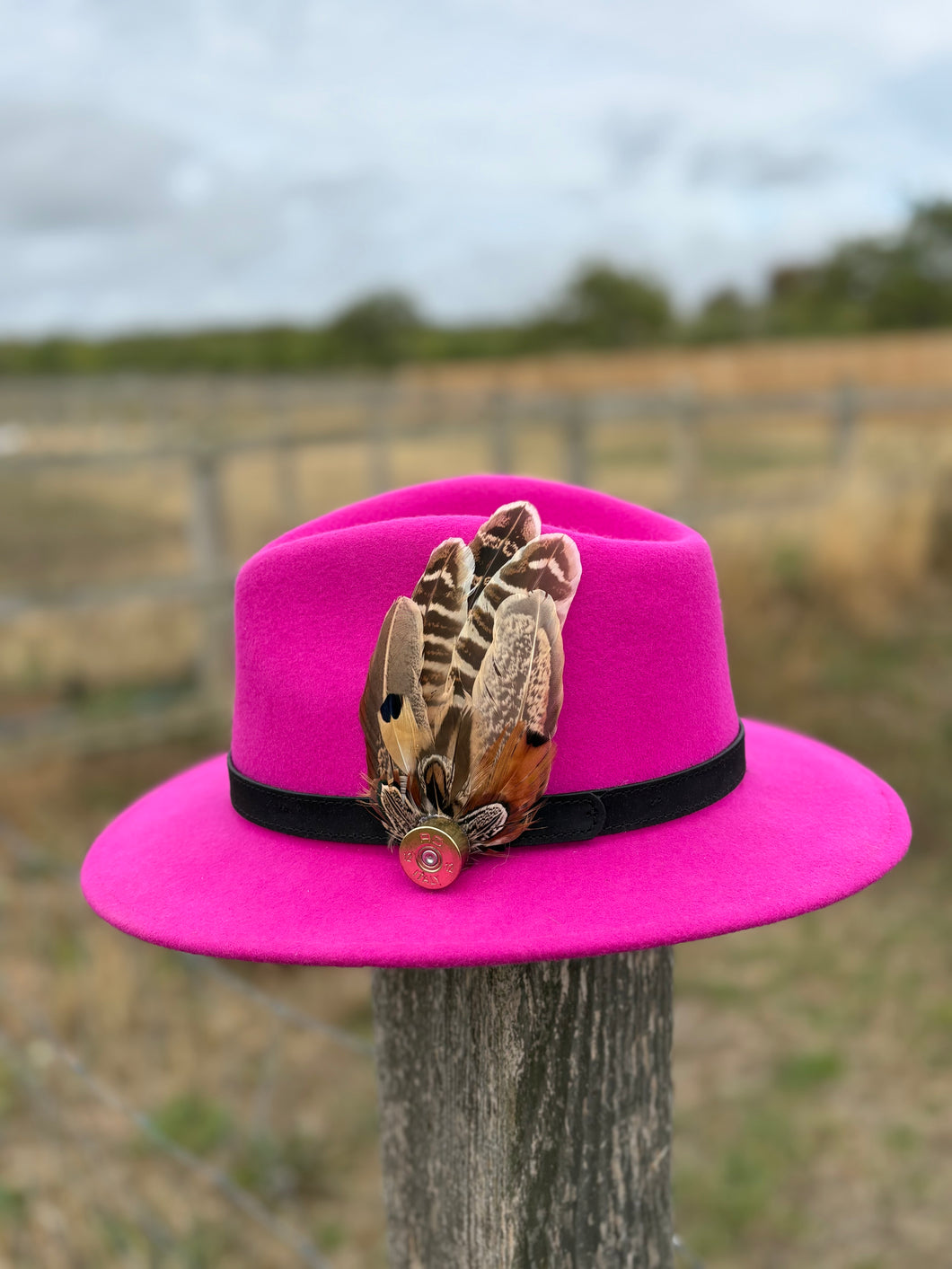 Large Feather Hat Pin