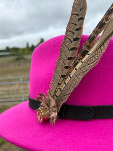 Peacock Feather Hat pin