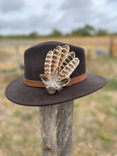 Load image into Gallery viewer, Large Pheasant Feather Hat Pin
