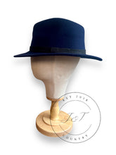 Load image into Gallery viewer, Navy Classic Fedora
