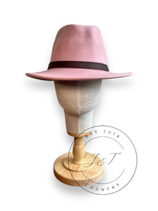 Light Pink Classic Fedora