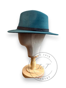 Teal Classic Fedora