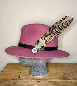 Large Feather Hat Pin