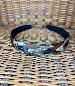 Double Pheasant Feather Alice Band