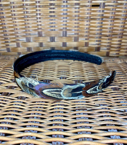 Double Pheasant Feather Alice Band